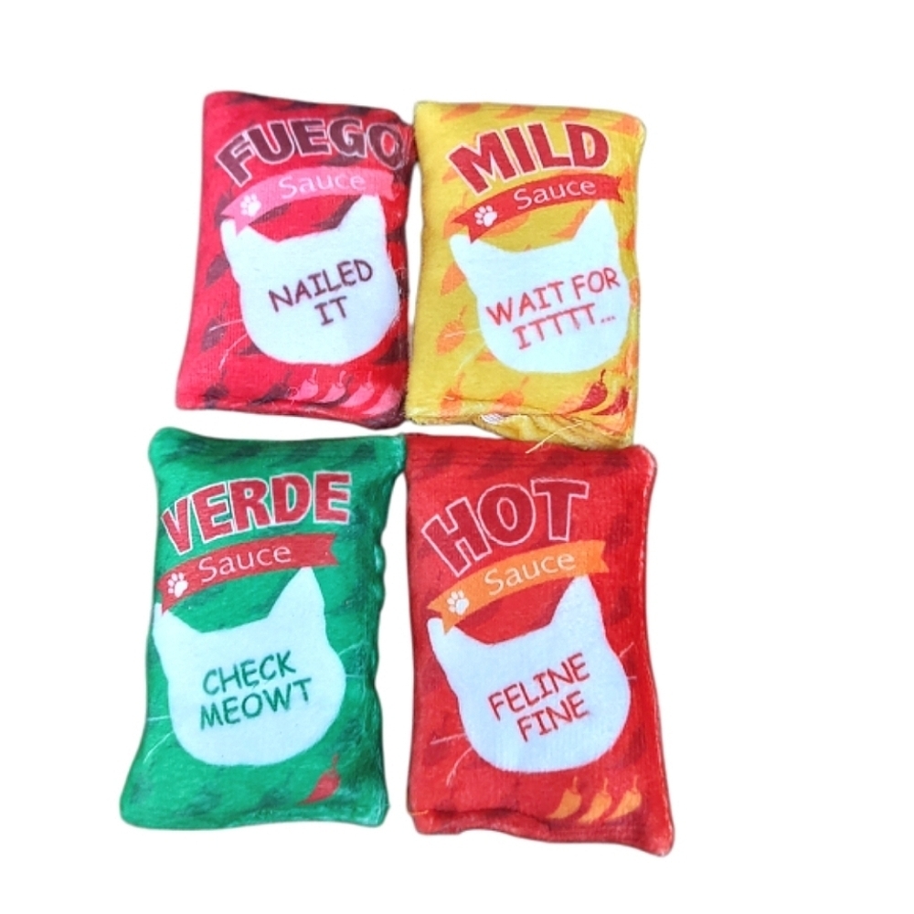 Taco Sauce Cat Toys
